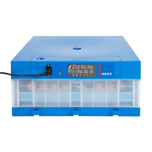 Egg Hatching Incubator 64 Eggs Automatic Egg Incubator Fully Automatic Digital Poultry Brooding Machine, Temperature Humidity Control & Automatic Egg Turner, for Chicken, Ducks, Birds & More - size: 64 egss