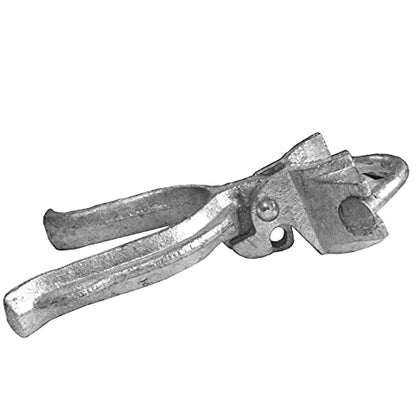 1-3/8" x 1-7/8" (2") Chain Link Fence Gate Fork Latch - Commercial Heavy Duty - Malleable - Galvanized Gate Latch with Hole for Padlock - size: 1-3/8" x 1-7/8" (2")