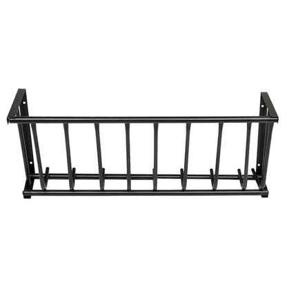 Heavy-Duty Steel Hay Feeder for Livestock – Wall-Mounted Large Capacity Farm Hay Rack with Rust-Resistant Coating