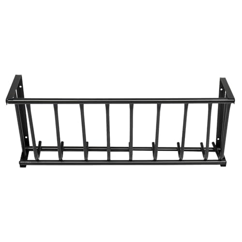 Heavy-Duty Steel Hay Feeder for Livestock – Wall-Mounted Large Capacity Farm Hay Rack with Rust-Resistant Coating