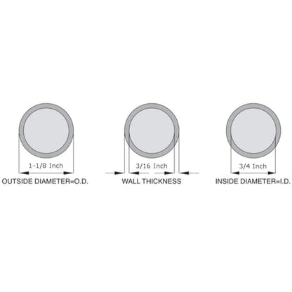 OCS Parts 3/4" ID x 1-1/8" OD Silicone Tubing | 100 Feet | High Temp, Food Grade Silicone Tubing for Brewing, Food, Beverage, Oils, Detergents, Liquids and Gases, Air, Plumbing, Ponds, AC and HVAC - size: 3/4" ID x 1-1/8" OD, style: 100 feet