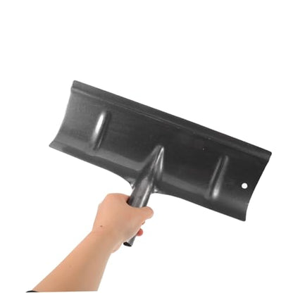 Ergonomic Manganese Steel Manure Spade Head for Livestock Cage Maintenance and Fowl Manure Cleaning Spade Suitable for Farm Settings and Stables with Versatile Usage