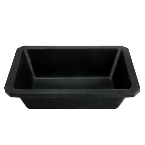 Rubber Feed Pan 10L Dust Bath Container Utility Horse Feed Bucket Horse Feeder for Duck Goats Livestock Chicken Multipurpose