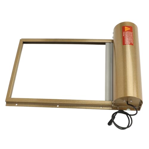 Pssopp Automatic Chicken Coop Door, Solar Powered with Timer, Durable for Poultry Safety, 14.6x9.7 in, Ideal for Ducks and Geese (Gold) - color: Gold