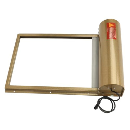 Pssopp Automatic Chicken Coop Door, Solar Powered with Timer, Durable for Poultry Safety, 14.6x9.7 in, Ideal for Ducks and Geese (Gold) - color: Gold