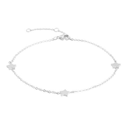 Charms Anklet Foot Bracelet for Women - color: Silver Star