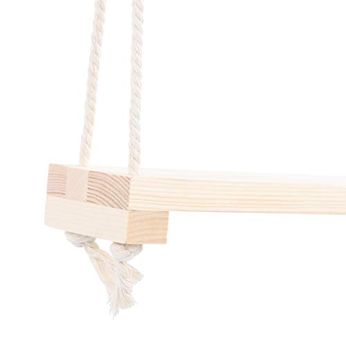 Chicken Swing Wooden, Pet Large Pinevood Stand Bar Hanging Toys Climbing Swings Safety Toy Chewing Biting Playing Ladder Ing for Hens Medium Bird