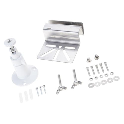Stainless Steel Camera Mount with Drainage Rustproof Outdoor CCTV Bracket for Security Devices Weather-Ready Gear (1 Set