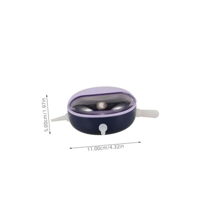 POPETPOP Puppy Feeder Bowl Detachable Bowl for Puppies Kittens Mimics Natural Nursing Posture Easy to Clean Stylish Purple Design for Multiple Pets