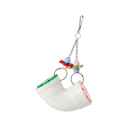 Interaction Foraging Toy for Parrots and Small Pet Stimulates Natural Behavior with Easy Hanging Design Enrichment Bird Exercise