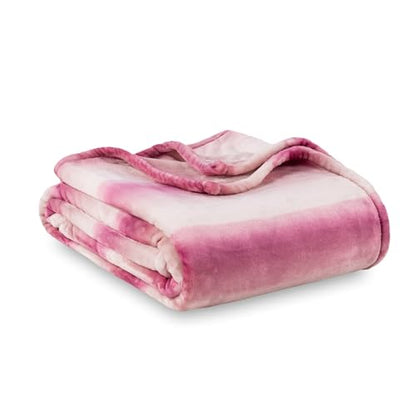 Berkshire Blanket-Classic Heavyweight Soft Printed VelvetLoft® Plush Throw Blanket, Cozy and Fuzzy, Purple Pitch, 50in x 70in - color: Purple Pitch, size: Throw/Throw XL