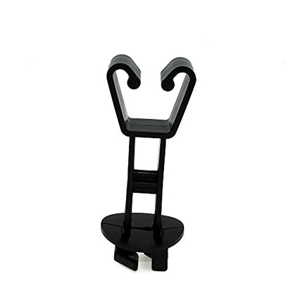 50 Pcs Insulators for Electric Fence Wire, U Post Extended Electric Fence Insulator, Black