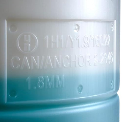 15 Gallon Drum | Tight Head Drum | Water Storage | Chemical Storage | 2" & 3/4" Fittings | Food Grade | BPA Free | HDPE |UN Rated | Natural Color - color: Natural (White)
