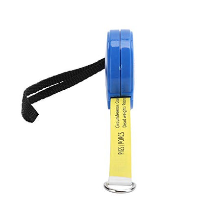 Animal Weight Tape Measure for Beef Cattle, Dairy Cows, Pigs Farm Use Livestock Weight Measurement Tape, Retractable Design, Portable 2.5m Length for Farmers, Ranchers, and Agricultural Professionals