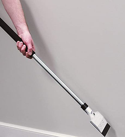 Red Devil 2108 Long Handle Heavy Duty Floor Scraper with 4-Inch Double Edge Steel Blade, Cushioned Grip Handle for Tile, Linoleum, and Carpet Removal, Pack of 4 - size: 4 Pack, style: Long Handle