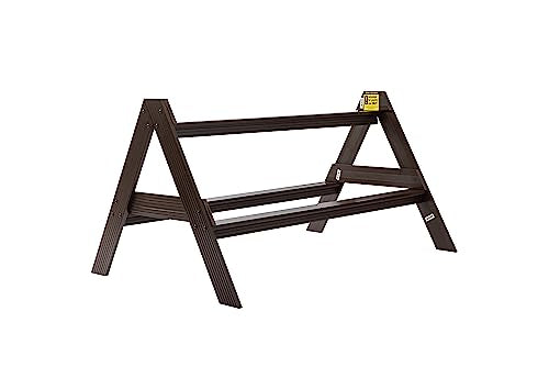 New Age Pet ECOFLEX Restful Roost Chicken Perch Large Ergonomic, Easy Clean, Moisture & Odor Resistant Eco-Friendly Roosting Bar for Coops, Supports Up to 12 Birds - size: A Frame Large