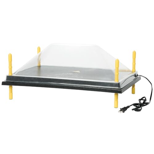 Premier 1 Chick Heating Plate Kit with Adjustable Legs | Includes Anti-Perch Cover | 16"x24" Plate Warms Up to 50 Chicks