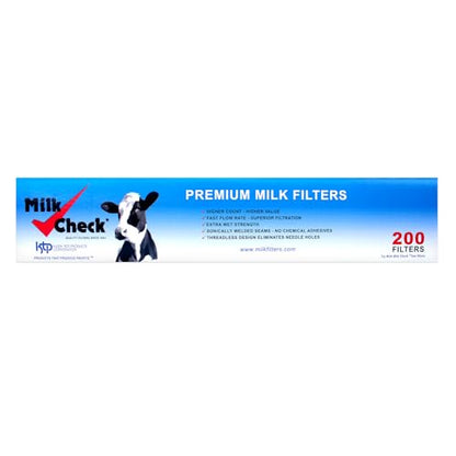 Milk Check Pipeline Sock Filters. (3 x 23 3/8) 1 Box of 200 Filters - style: 3 x 23 3/8