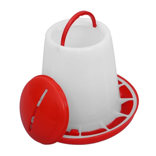 YARNOW Chicken Feeder Cover Large Capacity Automatic Feeder for Chickens Ducks Geese Reduces Waste Ensures Healthier Environment