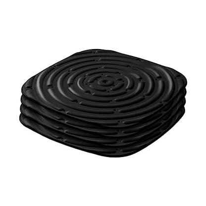 4 Pieces Chicken Nest Box Pads, Chicken Nesting Pads for Laying Eggs, Chicken Laying Pads, Reusable Chicken Mat for Farm Poultry Hen Coop, Black