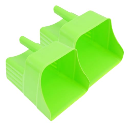 2Pcs Large Capacity Plastic Feeding Shovels for Poultry and Livestock Farm Use Ergonomic Handle Utility Scoop for Efficient Feed Distribution and Garden Tasks
