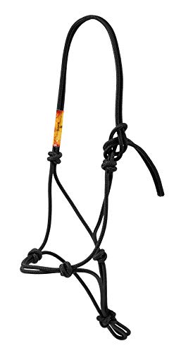 Downunder Horsemanship Rope Halter - color: Black, size: Newborn