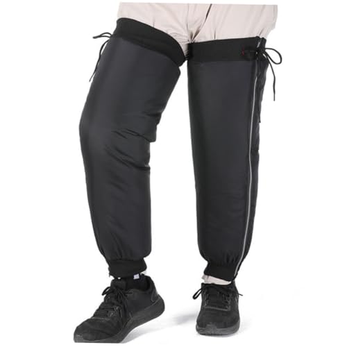 SOLUSTRE Outdoor Calf Gaiters for Hiking Windproof and Leg Covers with Insulated Warmth for Camping and Backpacking Reflective Safety Design for Night Visibility