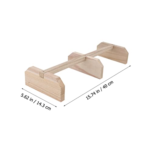 2pcs Wooden Roosting Bar Chicken Wood Stand Wooden Parrot Stand Chicken Roosts and Perches Hens Standing Perch Bird Cage Accessory