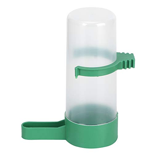 Birds Drinking Container Plastic Automatic Water Dispenser 140ml Round Livestock Water Container Smooth Edge for Bird Cages Chickens Farm Use