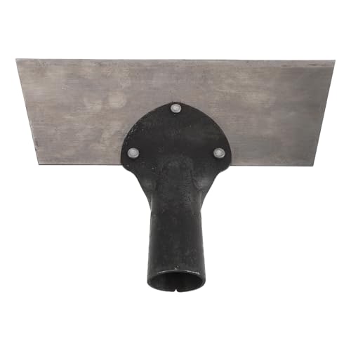 KICHOUSE Scraper Shovel for Cement Floors: Manganese Steel Farm Cleaning Shovel - Multipurpose Garden Cleaning Tool for Ice Barn Chicken Coop and Lawn, Rod Not Included