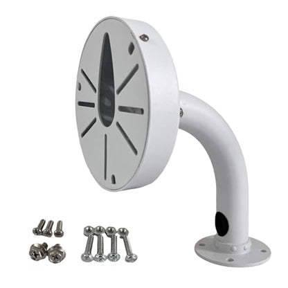 Indoor Outdoor Security Camera Wall Mount, L-Type Metal Bracket, Junction Box Cable Management