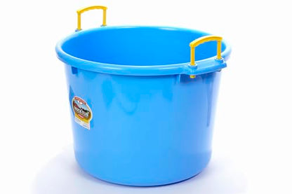 Little Giant® Plastic Muck Tub | Durable & Versatile Utility Bucket with Handles | Muck Bucket | Durable Handles | 70 Quart | Berry Blue - color: Berry Blue, size: 70 quart