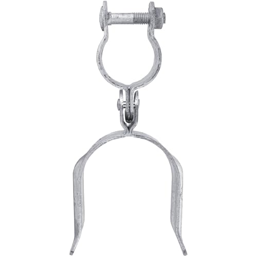 Heavy Duty Fork Latch (Bolt in) 1-5/8" x 2-7/8" Galvanized Pressed Steel - size: 1-5/8" x 2-7/8"