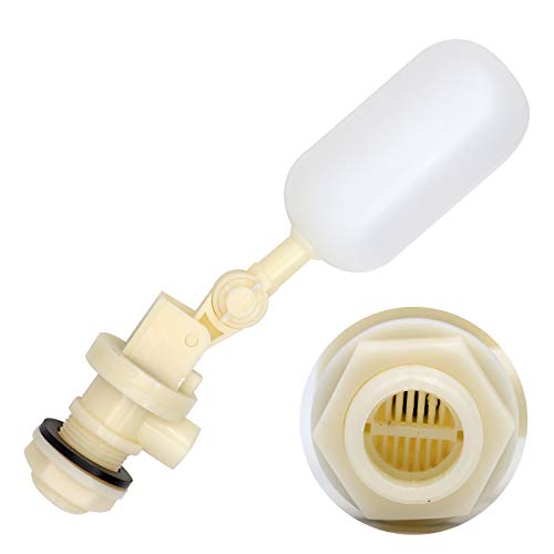 Float Valve 3/4 Inch,2 Pack Water Float Ball Valve with Adjustable Arm and Filter for Fountain,Water Trough,Water Tank,Pool,Pond,Automatic Waterer Water Bowl,Aquarium