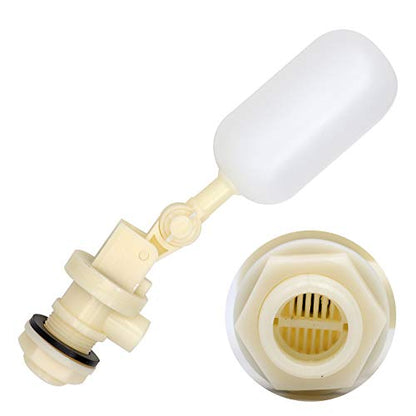 Float Valve 3/4 Inch,2 Pack Water Float Ball Valve with Adjustable Arm and Filter for Fountain,Water Trough,Water Tank,Pool,Pond,Automatic Waterer Water Bowl,Aquarium