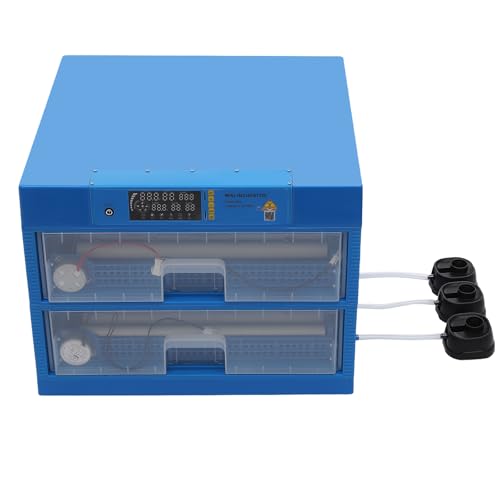 Incubators for Hatching Eggs, 128 Eggs Incubator Automatic Hatcher with Egg Turning and Humidity Control 80W for Chicken Duck Goose Bird Quail Pigeon Poultry Egg Incubator - style: 128-Egg Poultry Hatcher