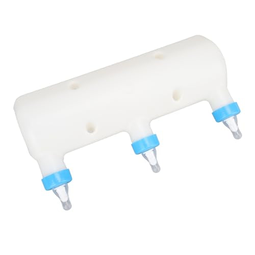 3 - Pack Small Animal Milk Feeder with 3 Nipples, Goat Lamb Piglet Puppy Bottle Feeder for Kittens and, Durable Farm Nursing Bottle with Soft Silicone Teats