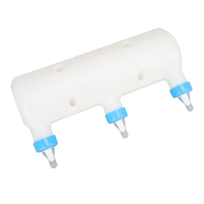 3 - Pack Small Animal Milk Feeder with 3 Nipples, Goat Lamb Piglet Puppy Bottle Feeder for Kittens and, Durable Farm Nursing Bottle with Soft Silicone Teats