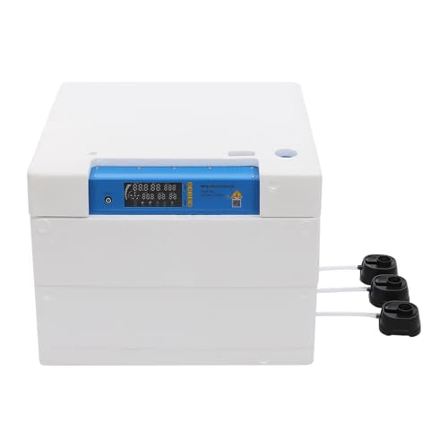 Incubators for Hatching Eggs, 128 Eggs Incubator Automatic Hatcher with Egg Turning and Humidity Control 80W for Chicken Duck Goose Bird Quail Pigeon Poultry Egg Incubator - style: 128-Egg Poultry Hatcher