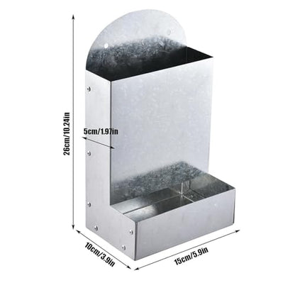 Baoblaze Chicken Feeder Automatic Coop Dispenser Poultry Versatile Portable Farm Food Container Grit Feeder for Duck Pigeon Chook Hen