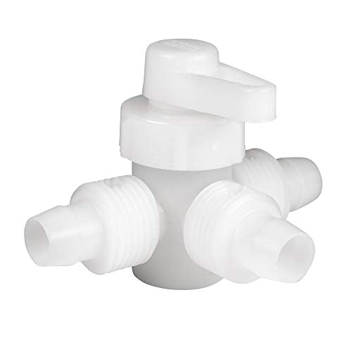 RecPro 1/2" Flair-It T Fitting – PEX & Gray Tubing Plastic Tee Connector | No Crimp RV Plumbing Fitting | Leak Resistant (5 Fittings) - size: 5 Fittings