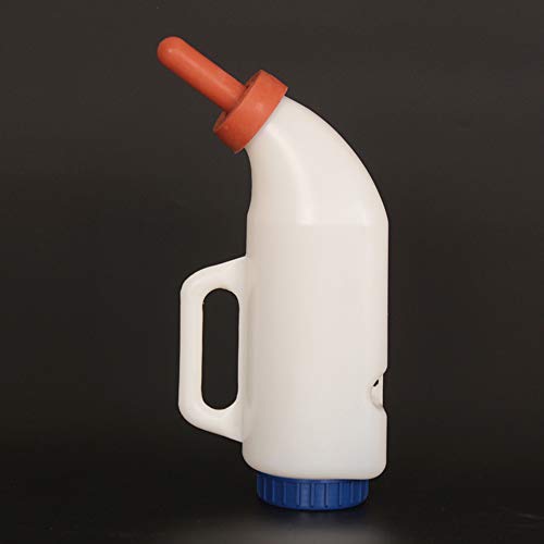 Feeding Bottle Nursing Bottle with a Nipple a Handle Horizontal 2L for Cattle Newborn Calves