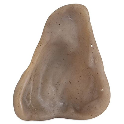 Pet Qwerks Pigs Ear BarkBone - Nylon Dog Bone for Aggressive Chewers - Bacon Flavor - 4.5" - size: 1 Count (Pack of 1)