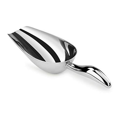 New Star Foodservice Restaurant Grade Stainless Steel Bar Ice Flour Utility Scoop, 6-Ounce - size: 6-Ounce Stainless Steel