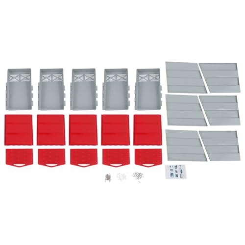 Chicken Nesting Box, 3 Compartments Laying Boxes for Hens, Nest Box for Chicken Duck Poultry Coop, Wall Mount Chickens Roosting Boxes, Protect Collect Egg (Red) - color: Red