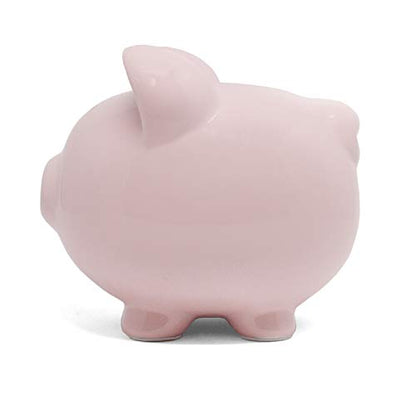 Child to Cherish Ceramic Piggy Bank, Pink - color: Pink