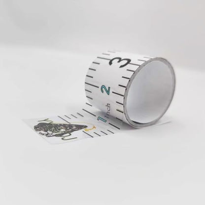60" Fish Measuring Ruler Sticker for Boat 2 Pcs Strong Self Adhesive Transparent Waterproof Decal Tape Measure Clear Boat Accessories (60 inch) - size: 60 inch