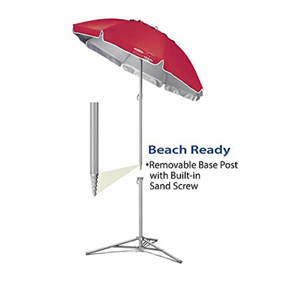 Wondershade Ultimate Portable Sun Shade Umbrella – Lightweight Adjustable Outdoor Patio & Beach Umbrella with Tripod Base (Yellow) - color: Yellow