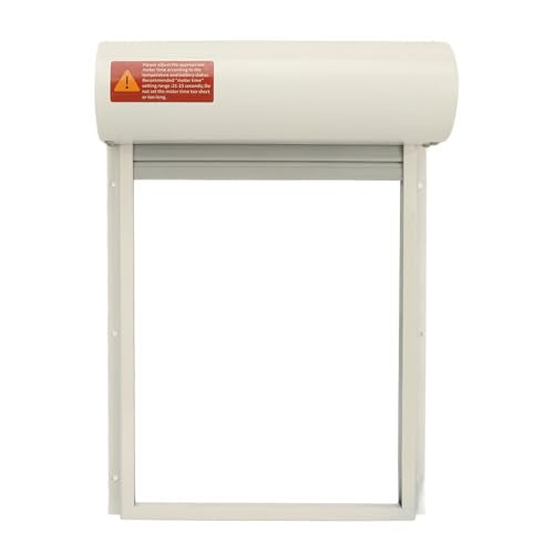 Auto Chicken Door, Battery Powered LED Display Automatic Chicken Door Opener for Duck (White) - color: White