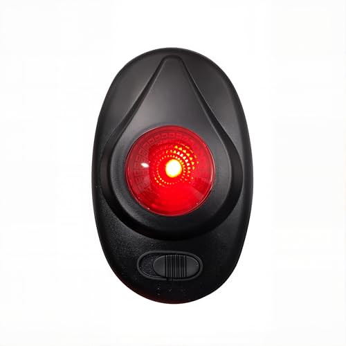 Electric Fence Alert Live Fence Indicator Electronic Fence Fault Finder for Farm Waterproof Fence Voltage Alert Clips to Wire or Tape Fences Black - color: Black, size: 1 pc